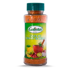 Calisto's Spice Bottles Garlic Lemon & Herb 165g Bottle