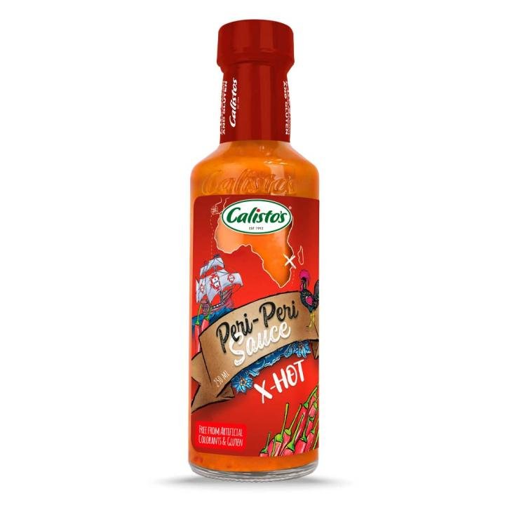 Calisto's Tall Peri Peri Extra Hot 250ml Bottle