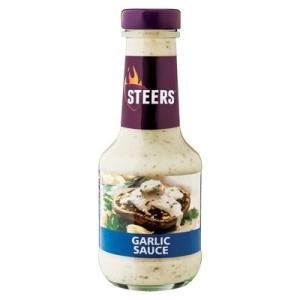 Steers Sauce Garlic 375ml Bottle