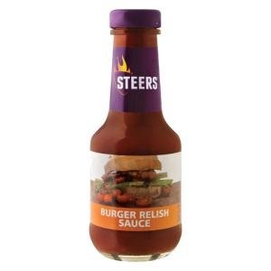 Steers Sauce Burger Relish 375ml Bottle