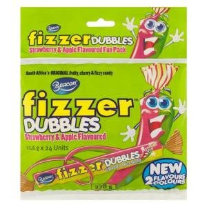 Beacon Fizzers Doubles Strawberry & Apple 24's