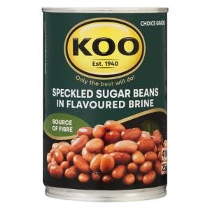 Koo Speckled Sugar Beans 410g Can