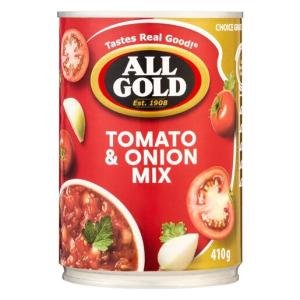 All Gold Tomato & Onion Mix 410g Can