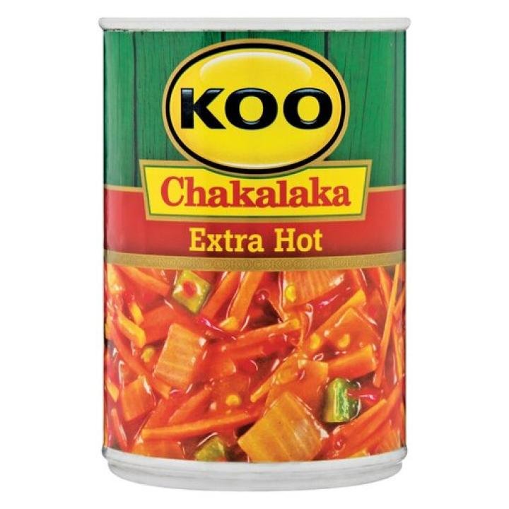 Koo Chakalaka Extra Hot 410g Can