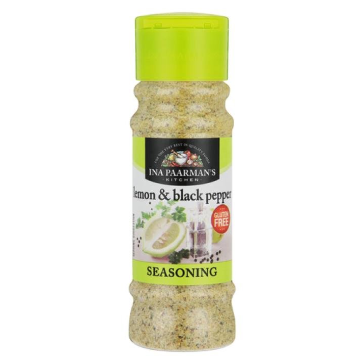Ina Paarman Seasoning Lemon & Black Pepper 200ml Jar